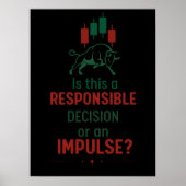 Responsible Decision – Trading Discipline Poster (Voorkant)