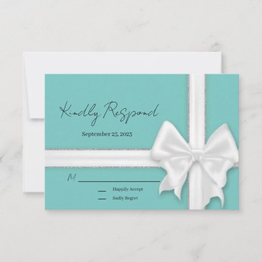 Responskaart RSVP Kaartje (Voorkant)