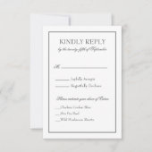 Responskaart RSVP Kaartje (Voorkant)