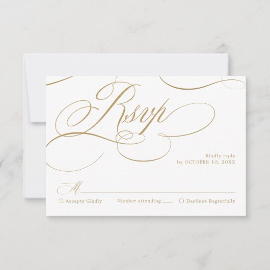 Responskaart RSVP Kaartje (Voorkant)