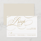 Responskaart RSVP Kaartje (Voorkant / Achterkant)