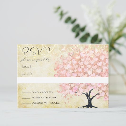 Responskaart RSVP Kaartje (Staand voorkant)