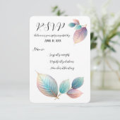Responskaart RSVP Kaartje (Staand voorkant)