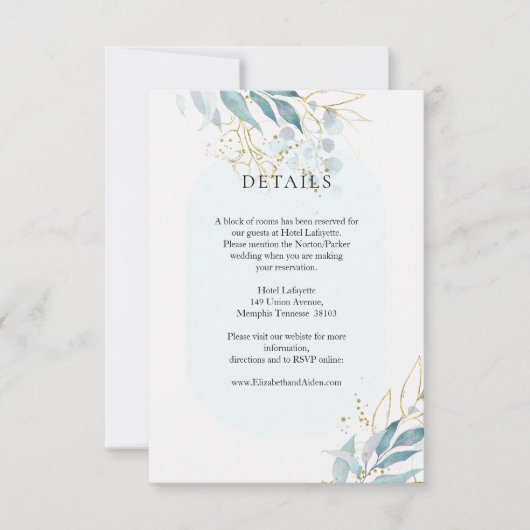 Responskaart RSVP Kaartje (Voorkant)