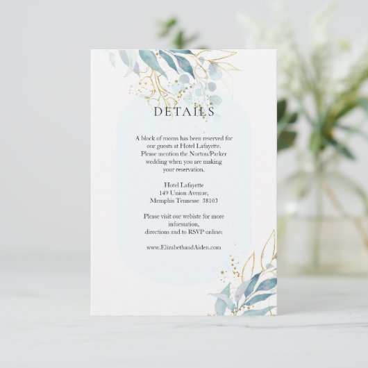 Responskaart RSVP Kaartje (Staand voorkant)