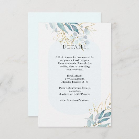 Responskaart RSVP Kaartje (Voorkant / Achterkant)