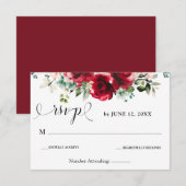 Responskaart RSVP Kaartje (Voorkant / Achterkant)