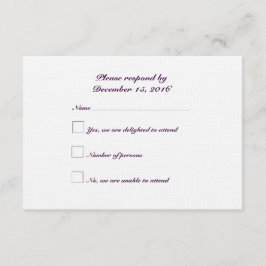 Responskaart voor dagen: Linen 3,5 inch x 5 inch 3