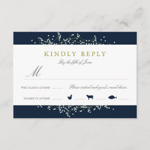 Responskaarten voor Sweet Baby's RSVP Kaartje