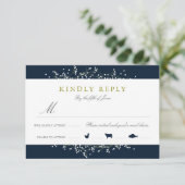 Responskaarten voor Sweet Baby's RSVP Kaartje (Staand voorkant)