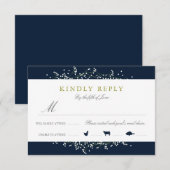 Responskaarten voor Sweet Baby's RSVP Kaartje (Voorkant / Achterkant)