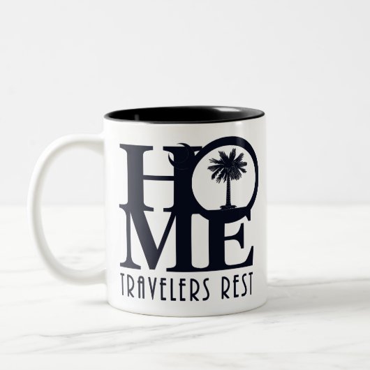 Rest 11oz voor thuisreizigers tweekleurige koffiemok (Links)