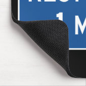 Rest Area Road Sign. Muismat (Hoek)