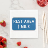 Rest Area Sign Paper Napkins Servet (Insitu)