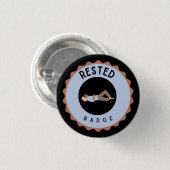 Rest badge ronde button 3,2 cm (Voorkant /achterkant)