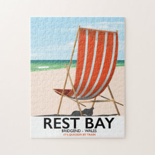Rest Bay-brug einde Wales Legpuzzel