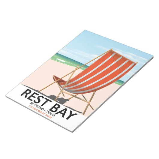 Rest Bay-brug einde Wales Notitieblok (Schuin)