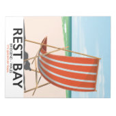 Rest Bay-brug einde Wales Notitieblok (Voorkant)
