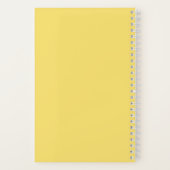 "Rest" Floral Print Spiral Notitieboek (Achterkant)