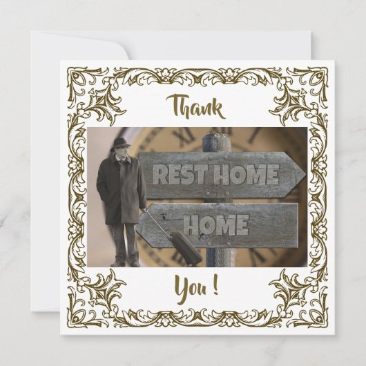 Rest Home Waardering Bedankkaart (Voorkant)