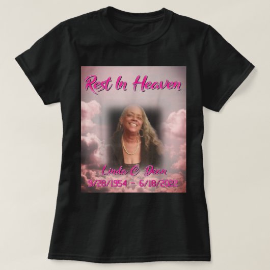 Rest in de hemel t-shirt (Design voorkant)