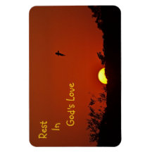 Rest in God's Love Sunset