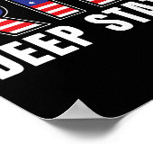 Rest in Peace Deep State Grappig President Trump Z Poster (Hoek)