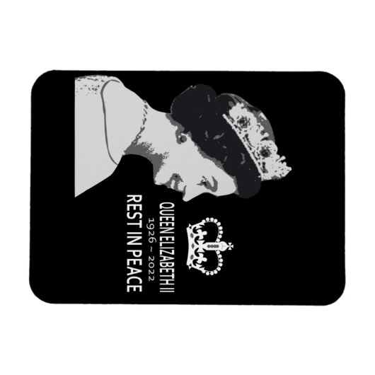 Rest in Peace Elizabeth Magneet (Horizontaal)