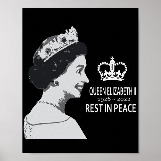 Rest In Peace Elizabeth Poster (Voorkant)