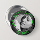 Rest in Peace Lyme Disease Gepersonaliseerde Butto Ronde Button 7,6 Cm (Voorkant /achterkant)