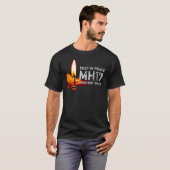 Rest in Peace MH17 (met kaarsje) T-shirt (Voorkant volledig)