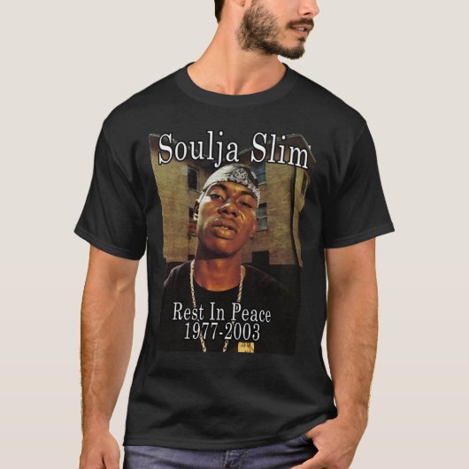 Rest in Peace Soulja Slim T-shirt (Voorkant)