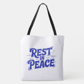Rest in peace tote bag (Achterkant)