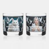 Rest in the Lord. (Psalm 37:7) Whisky Glas (Achterkant)