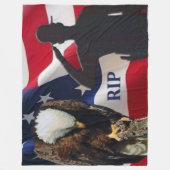 REST IN VREDE FLEECE DEKEN (Voorkant)