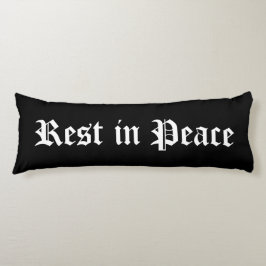 Rest in vrede lichaamskussen