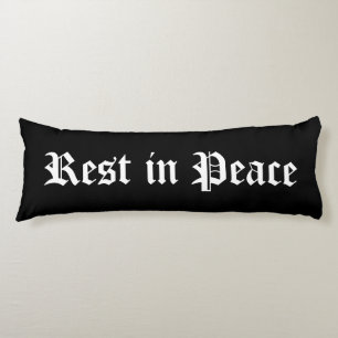 Rest in vrede lichaamskussen