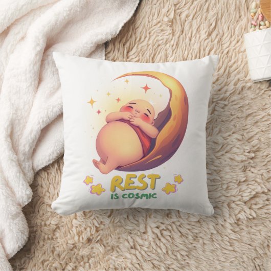 Rest is Cosmic Kids - Cute Sleeping Baby Kussen (Deken)