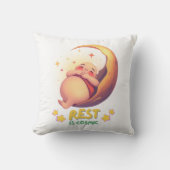 Rest is Cosmic Kids - Cute Sleeping Baby Kussen (Voorkant)