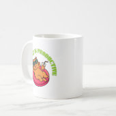 Rest Is Productive Cat Mug for Self Care Koffiemok (Voorkant links)