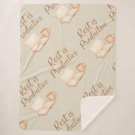 Rest is Productive Sherpa Deken