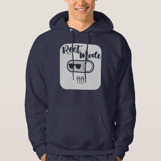 Rest Mode Activated Shirt – Relax Lifestyle Design (Voorkant)