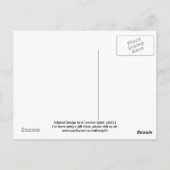 "REST ON ZIJN PROMISSEN" BRIEFKAART (Achterkant)