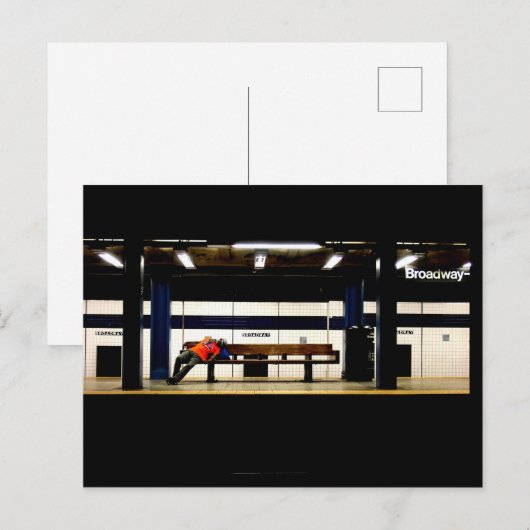 Rest op Broadway Briefkaart (Voorkant / Achterkant)