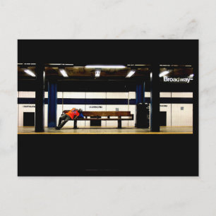 Rest op Broadway Briefkaart