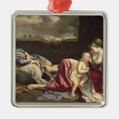 Rest op de vlucht naar Egypte, 1628 Metalen Ornament (Voorkant)