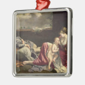 Rest op de vlucht naar Egypte, 1628 Metalen Ornament (Links)