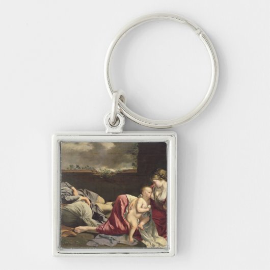 Rest op de vlucht naar Egypte, 1628 Sleutelhanger (Voorkant)