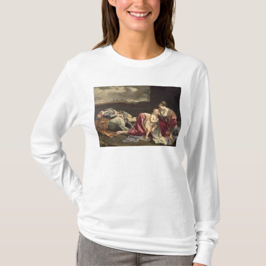 Rest op de vlucht naar Egypte, 1628 T-shirt (Voorkant)