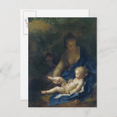 Rest op de vlucht naar Egypte, 1706 Briefkaart (Voorkant / Achterkant)